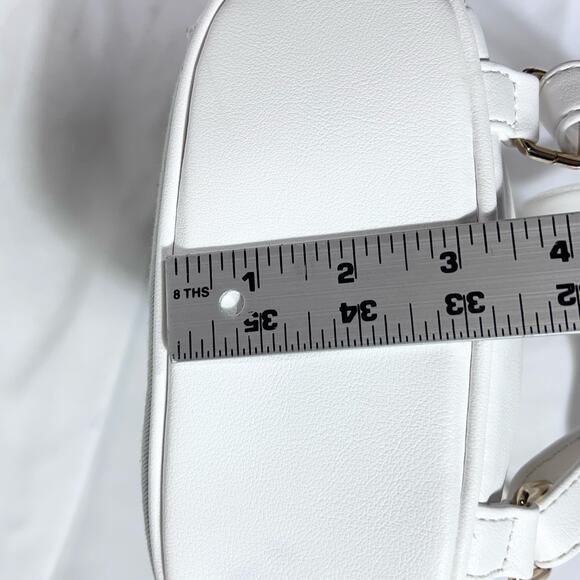 Juicy Couture Mini Backpack Denim White w/ Wallet Bag Purse New - Picture 11 of 11